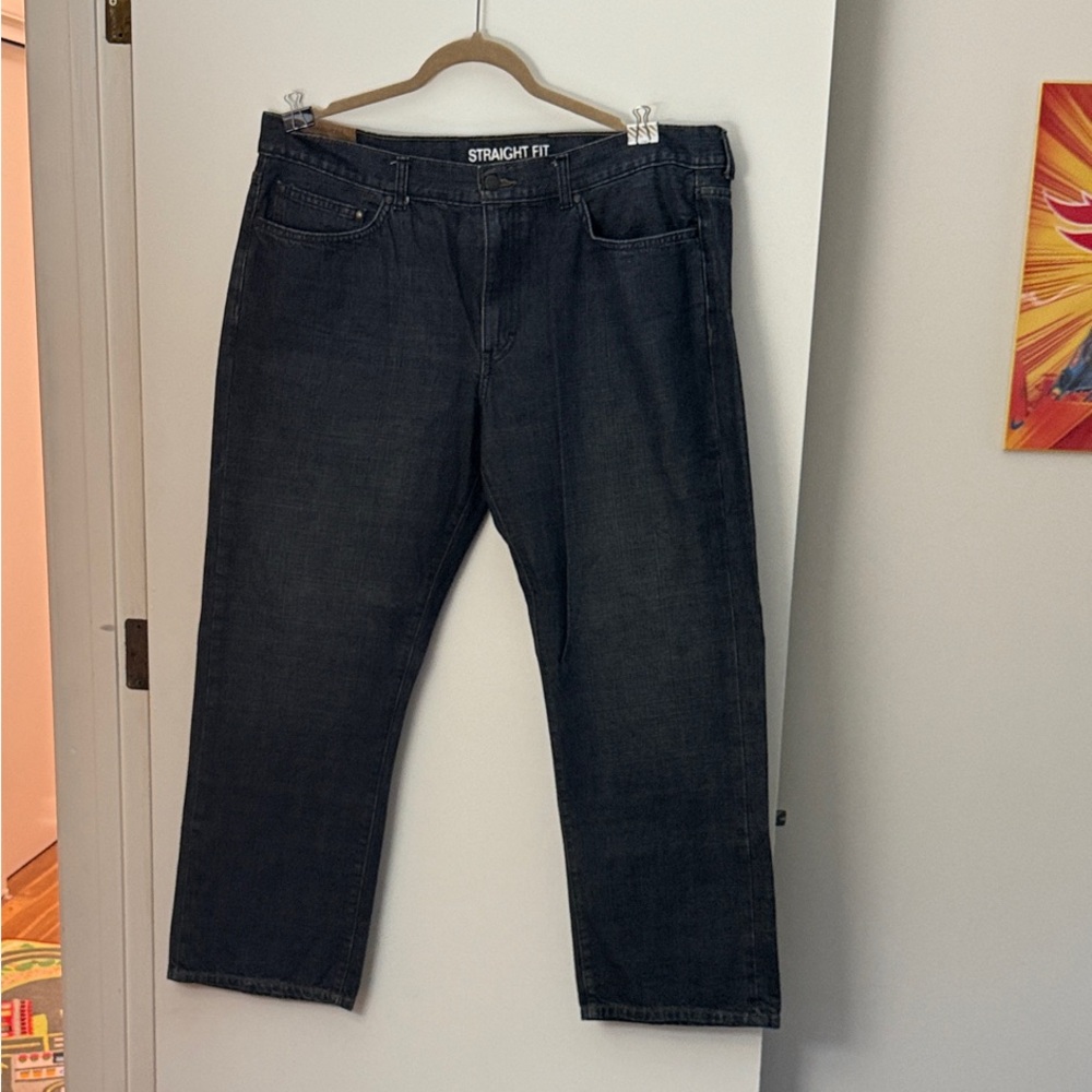 Chaps Men's Straight Fit Jeans - Deep Indigo